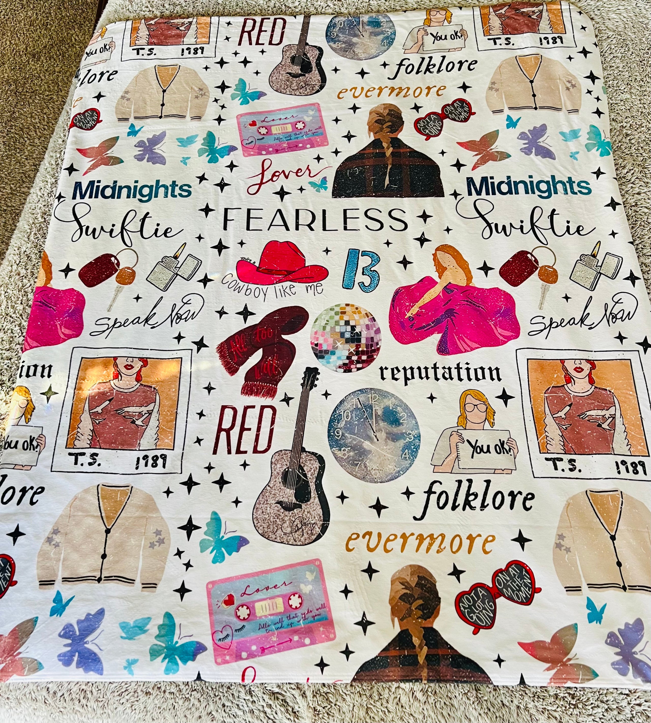 Lover Taylor Swift high quality blanket